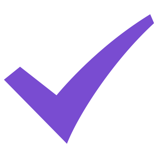 check mark for features to some products